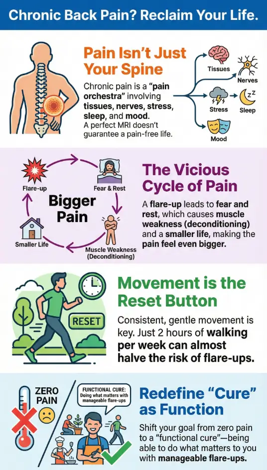 Can chronic low back pain be cured