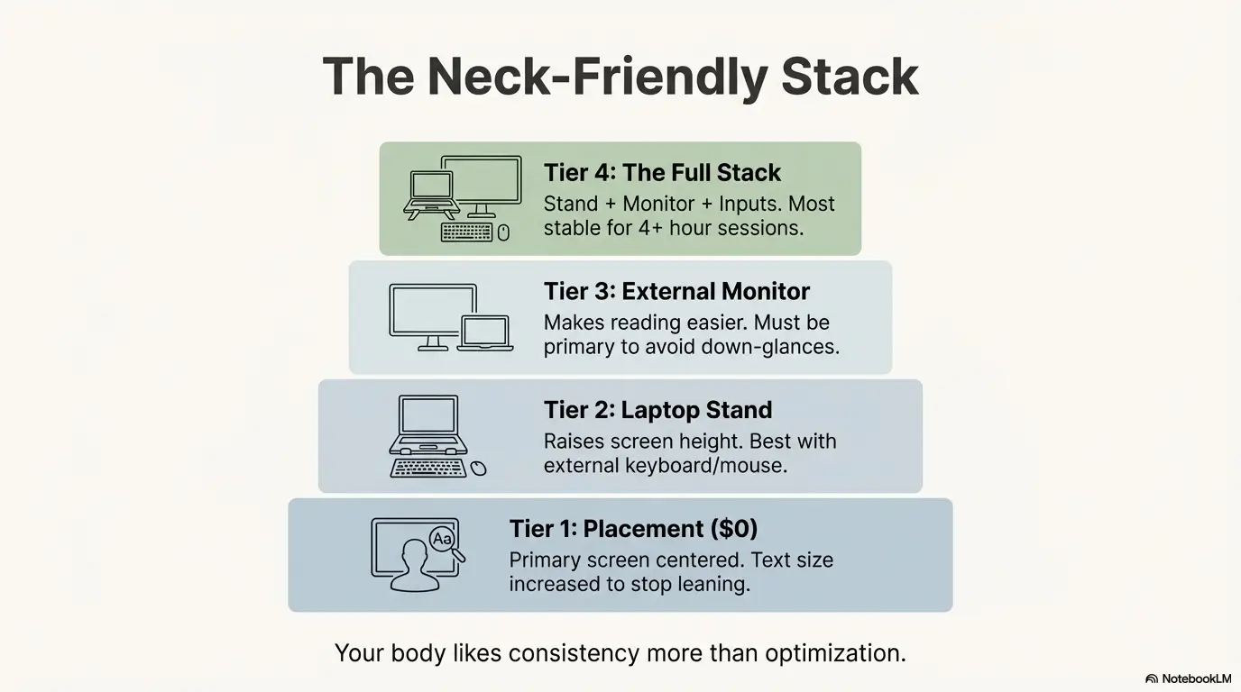 Laptop Stand vs External Monitor