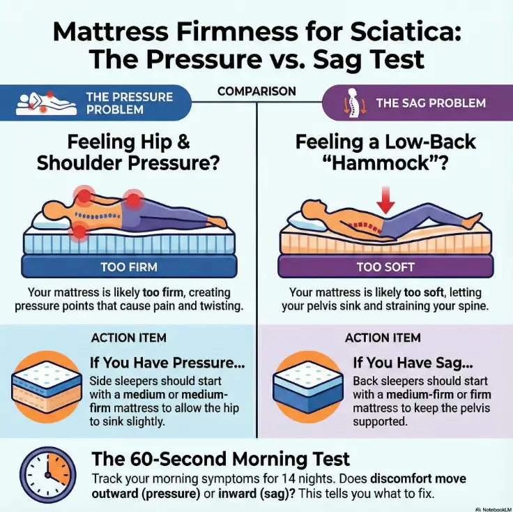 Mattress Firmness for Sciatica (Medium vs Firm): My 3-Bed Test Under $700 3 Mattress Firmness for Sciatica