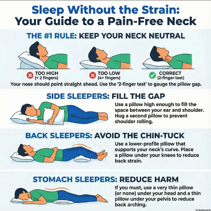 Neck & Shoulder Pain Sleeping Positions