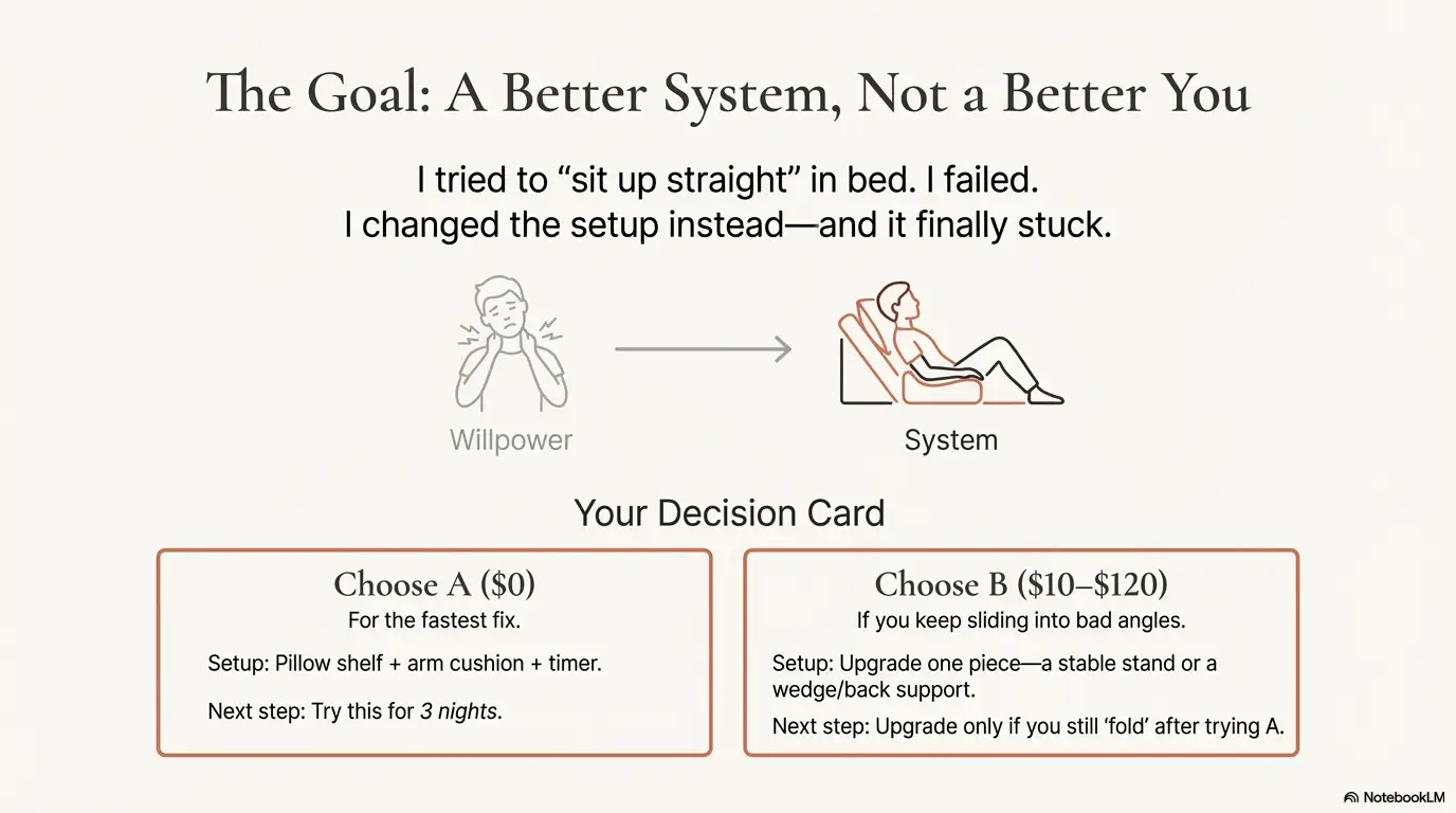 Tech Neck Pain From Phone-in-Bed: 9 Tiny Habits That Quietly Wrecked My Neck (and 9 Fixes That Worked) 5 Tech Neck Pain From Phone in Bed3