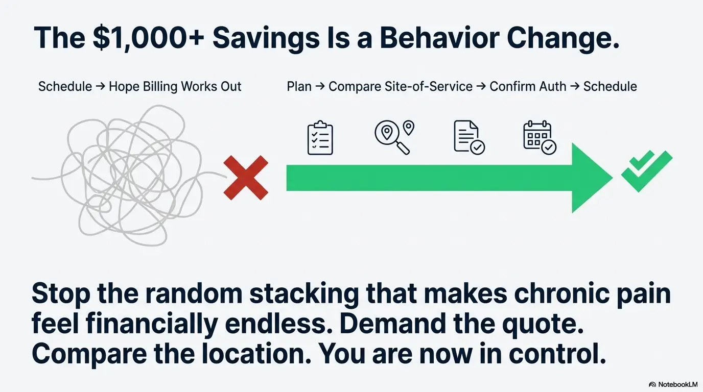 Chronic Back Pain Costs: Cut $1,000+ on MRI, PT, and Injections (US Playbook, No Care Skipped) 5 chronic back pain costs