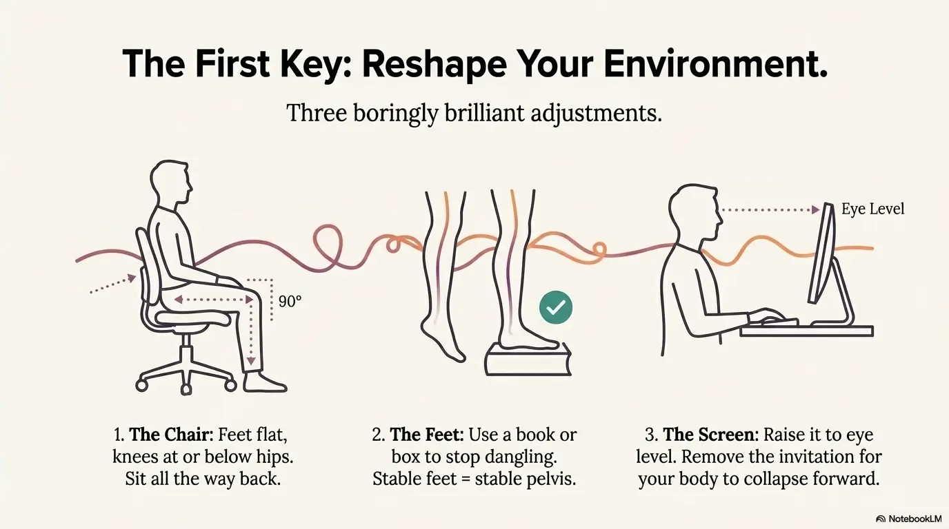 desk job sciatica flare-ups