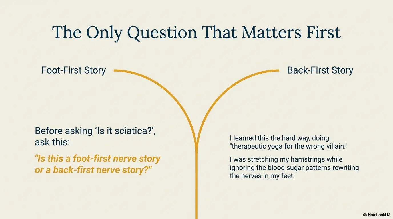 Diabetic Neuropathy vs Sciatica: 7 Clues Your Burning Feet Aren’t From Your Back 4 diabetic neuropathy, sciatica, burning feet, peripheral neuropathy, nerve pain checklist