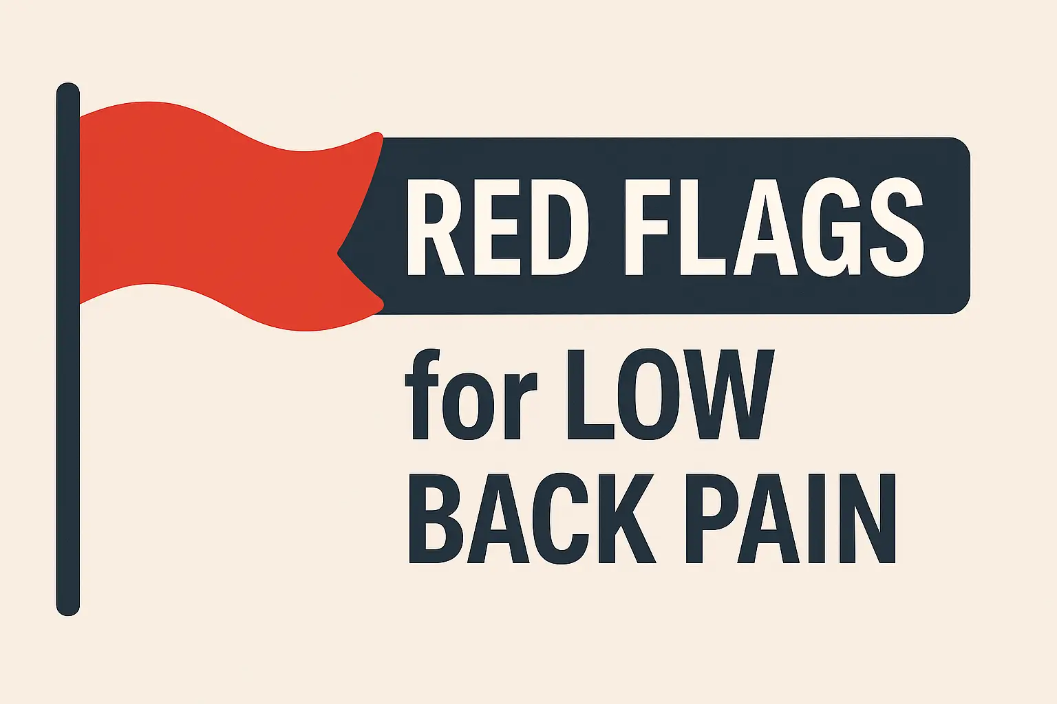 low back pain emergency