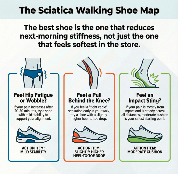 Sciatica-Friendly Walking Shoes: I Tested Cushion, Drop, and Stability for 30 Days 3 sciatica-friendly walking shoes.