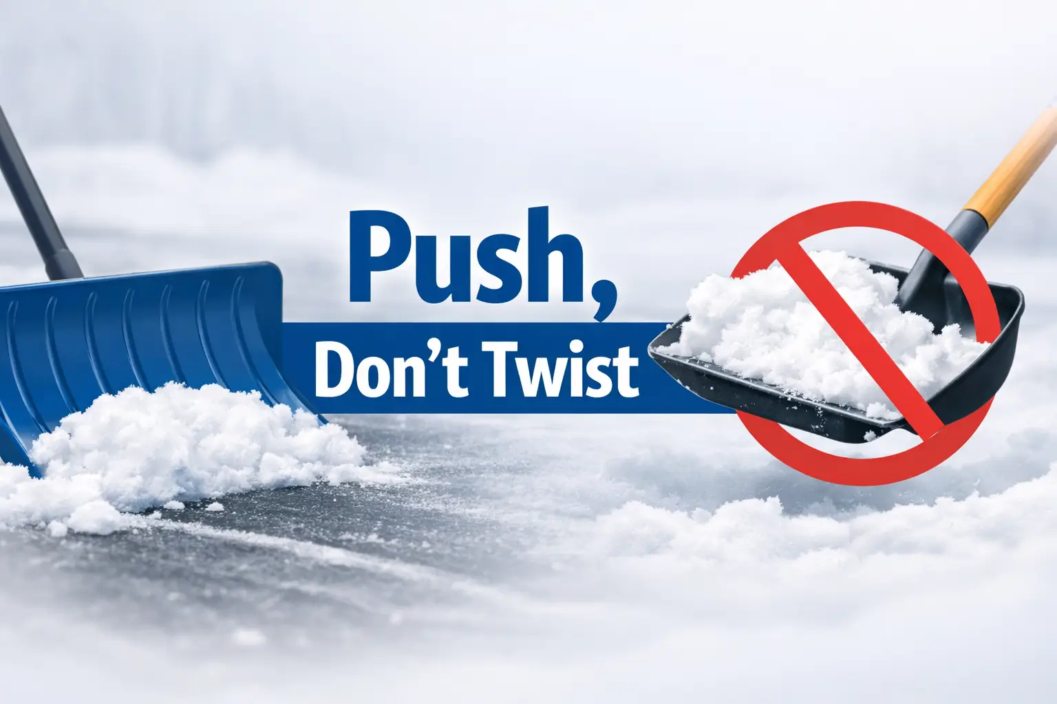 Snow pusher vs scoop shovel