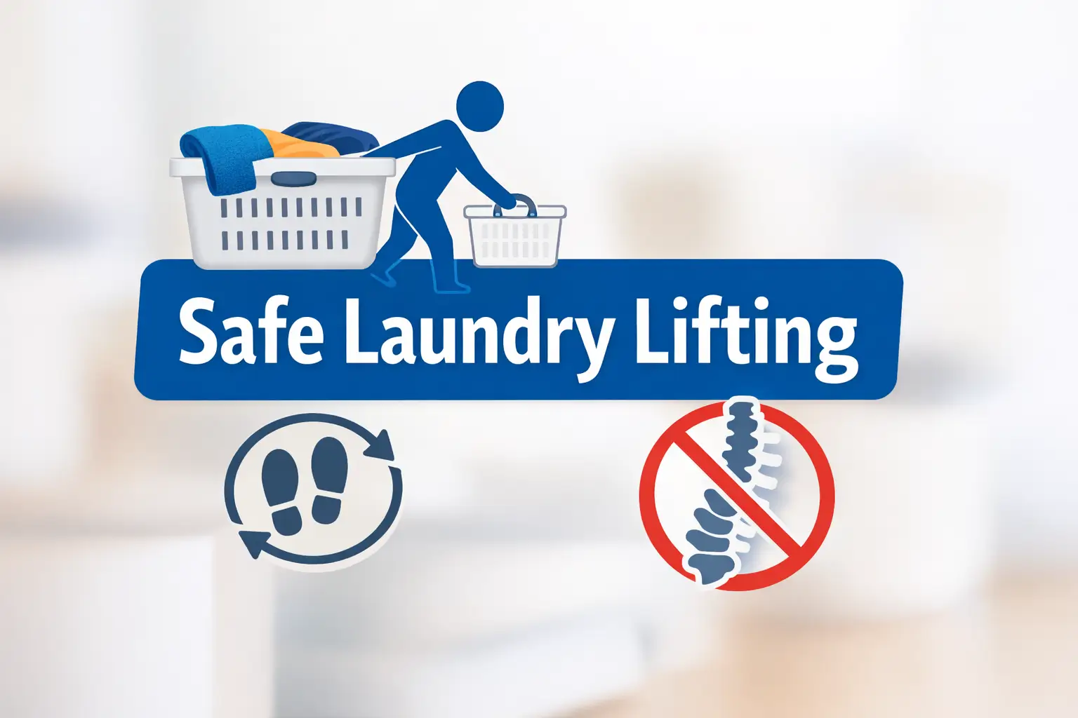 pick up laundry with sciatica