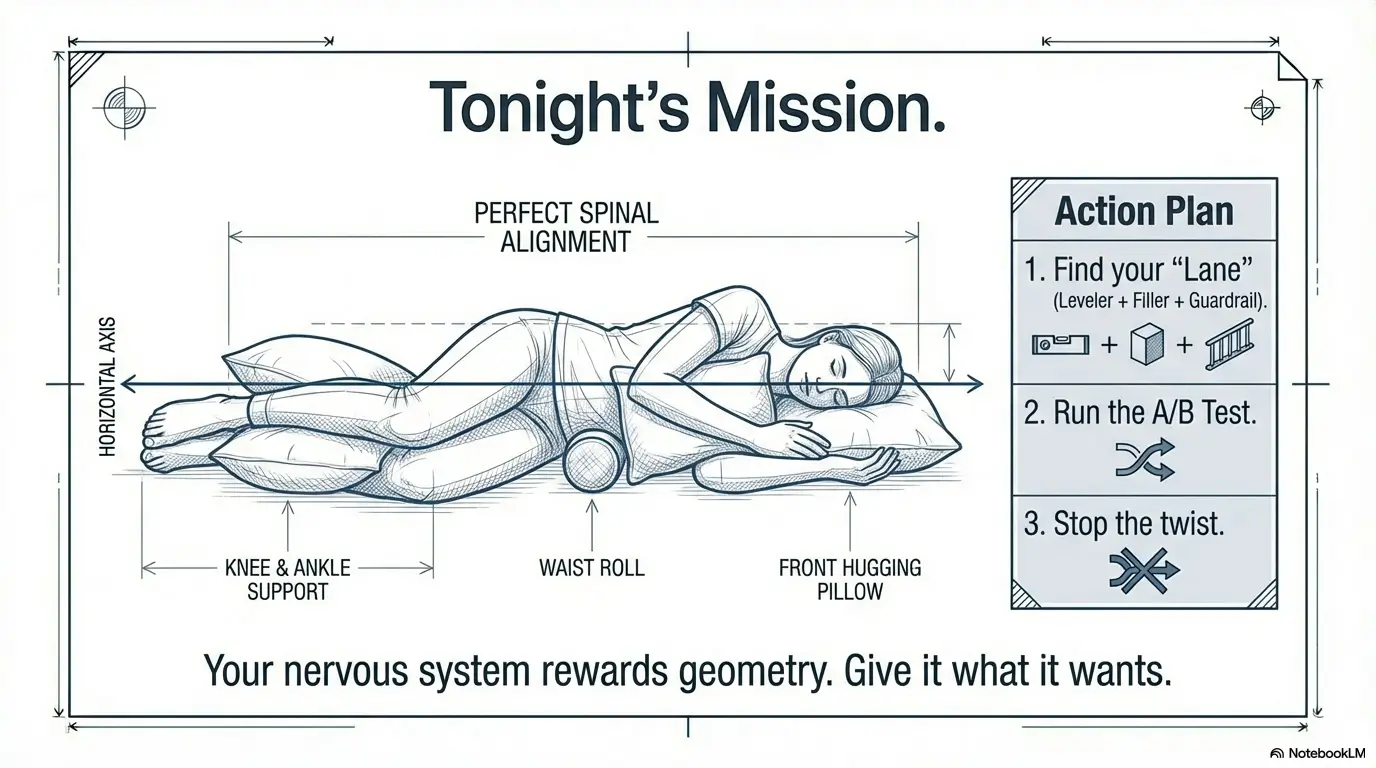 Side Sleeper Sciatica at Night: The Pillow Stack That Stops 3AM Leg Zaps 5 side sleeper sciatica at night