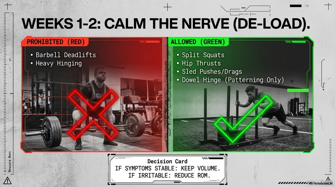 Sciatica and Deadlifts: Return-to-Lift Progression (Week-by-Week) for a Safer Comeback 4 deadlifting with sciatica
