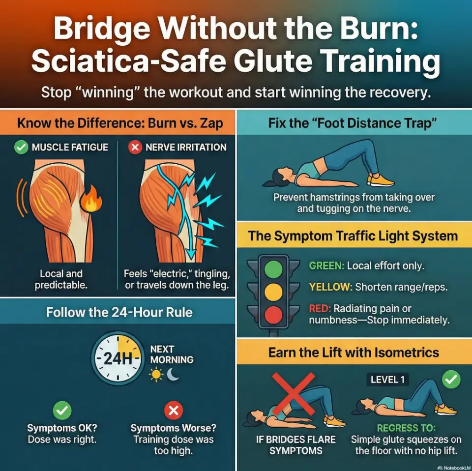 glute bridge sciatica pain