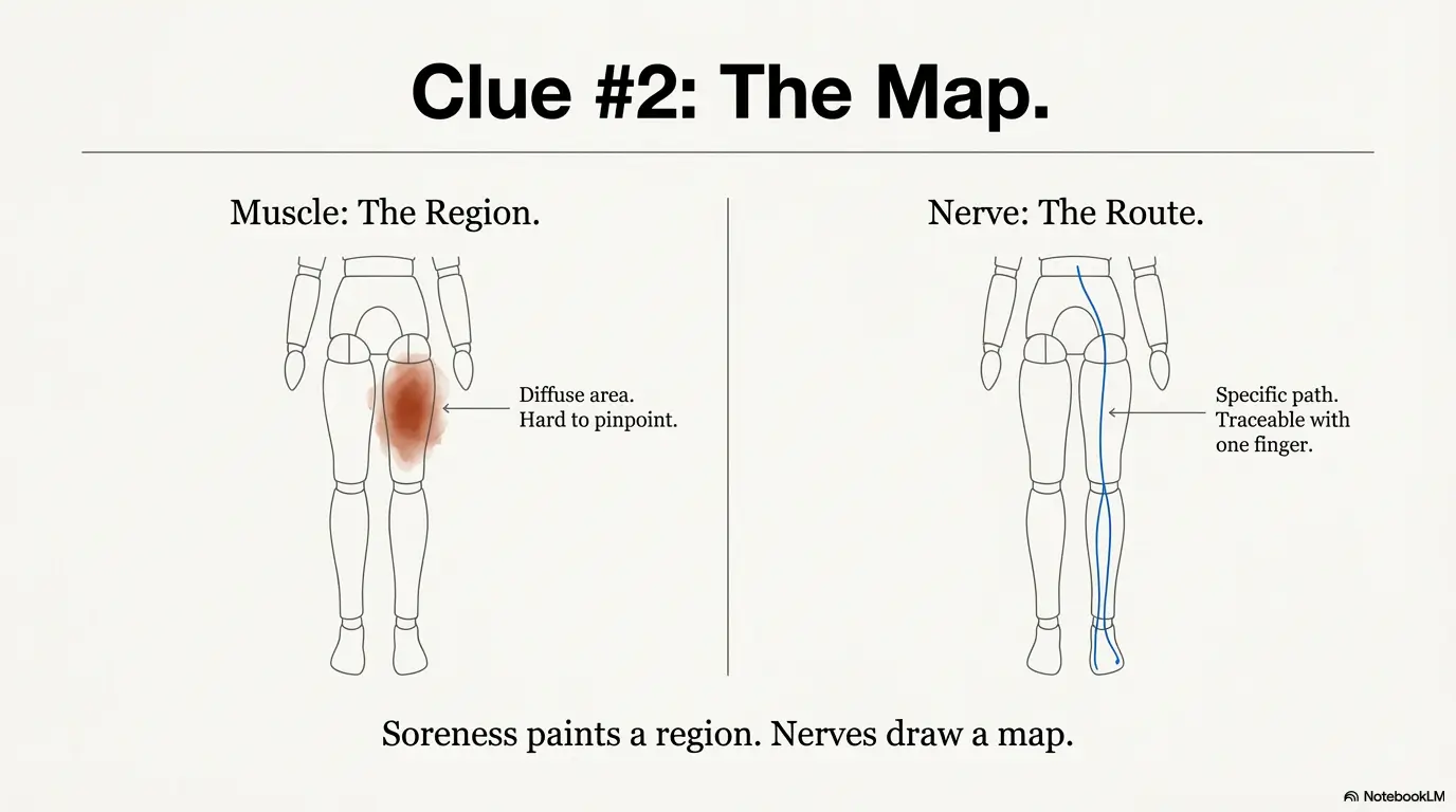 nerve pain vs muscle soreness after physical therapy