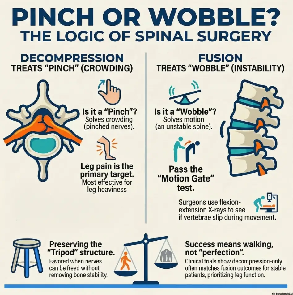 Spinal Stenosis Decompression Without Fusion: Who Is a Candidate (Logic-First Guide) 3 Decompression without fusion
