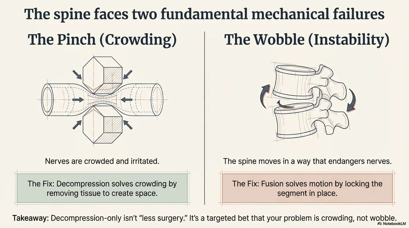 Spinal Stenosis Decompression Without Fusion: Who Is a Candidate (Logic-First Guide) 4 Decompression without fusion
