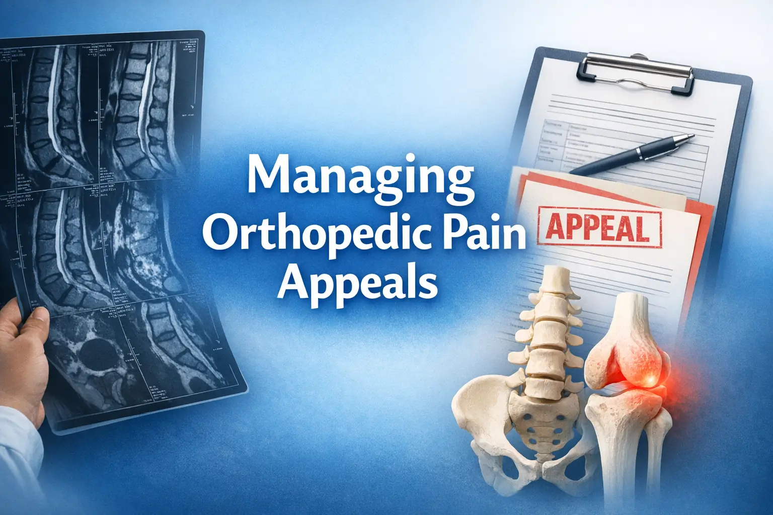 orthopedic pain management after MRI denial appeal