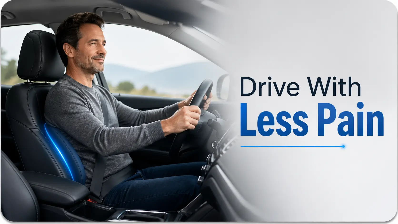 Orthopedic Pain Management With Lumbar Support Cushion for Driving: Safer Setup, Less Back Strain, Better Road Comfort 2 lumbar support cushion for driving