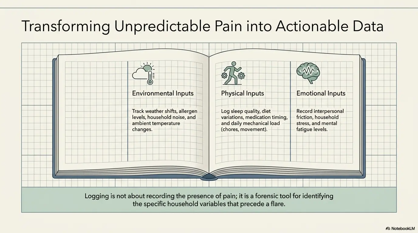 Pain Flare Trigger Log for Home Tasks: Find Patterns Before Chores Wreck Your Day 4 pain flare trigger log