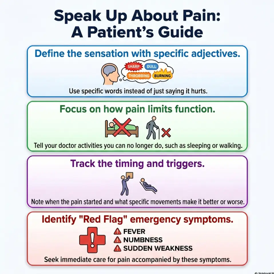 How to Explain Night Pain to a Doctor Without Freezing Up 3 explain night pain to a doctor