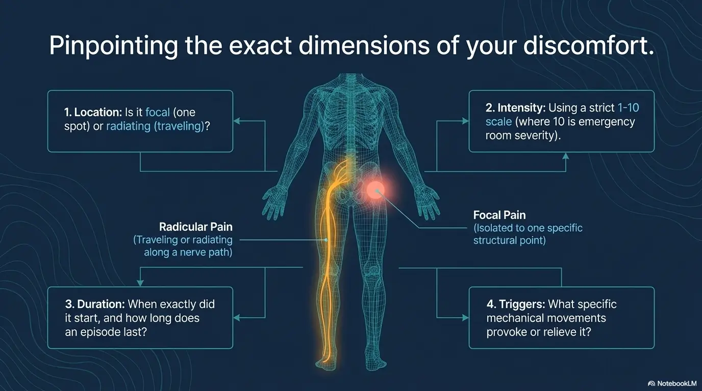 How to Describe Pain Location to an Orthopedist Without Wasting the Visit 5 How to describe pain to an orthopedist