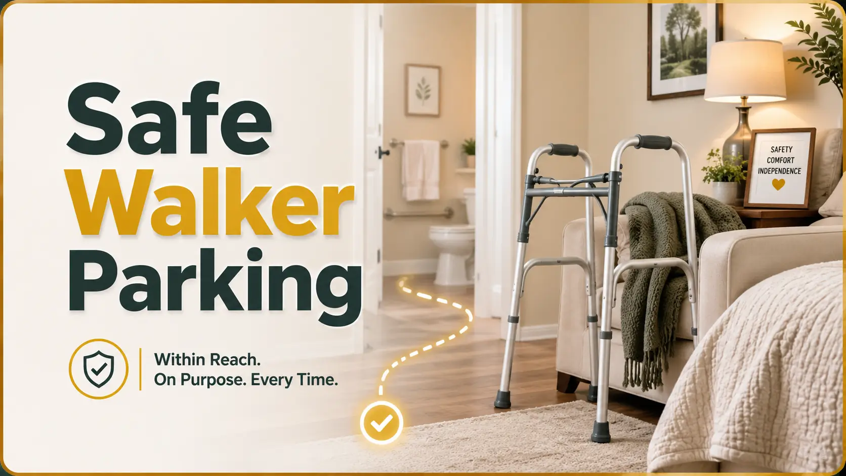 Walker parking spot at home