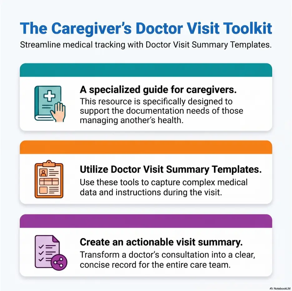 Doctor Visit Summary Template for Caregivers: Turn a Short Appointment Into a Clear Care Plan 3 doctor visit summary template for caregivers
