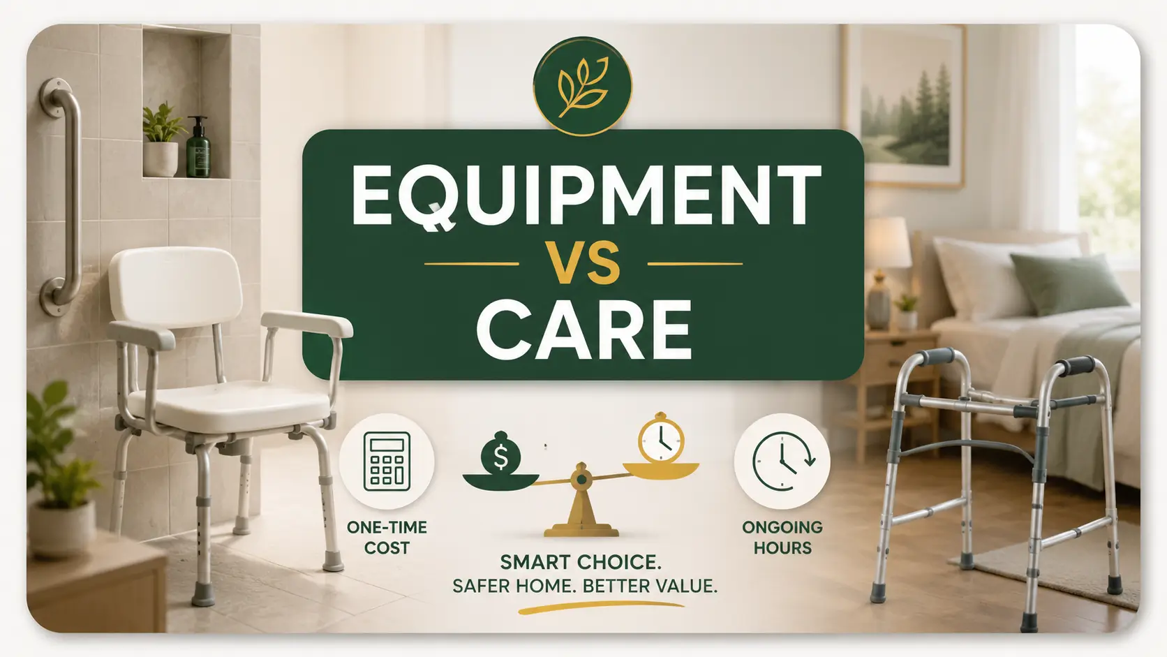 home equipment vs caregiver hours