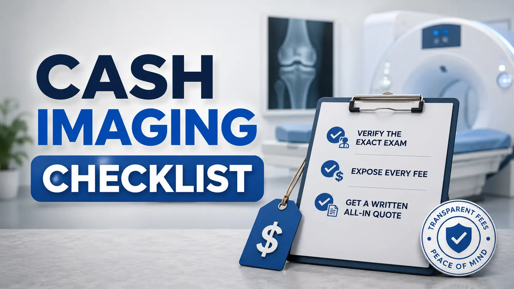 Cash pay orthopedic imaging