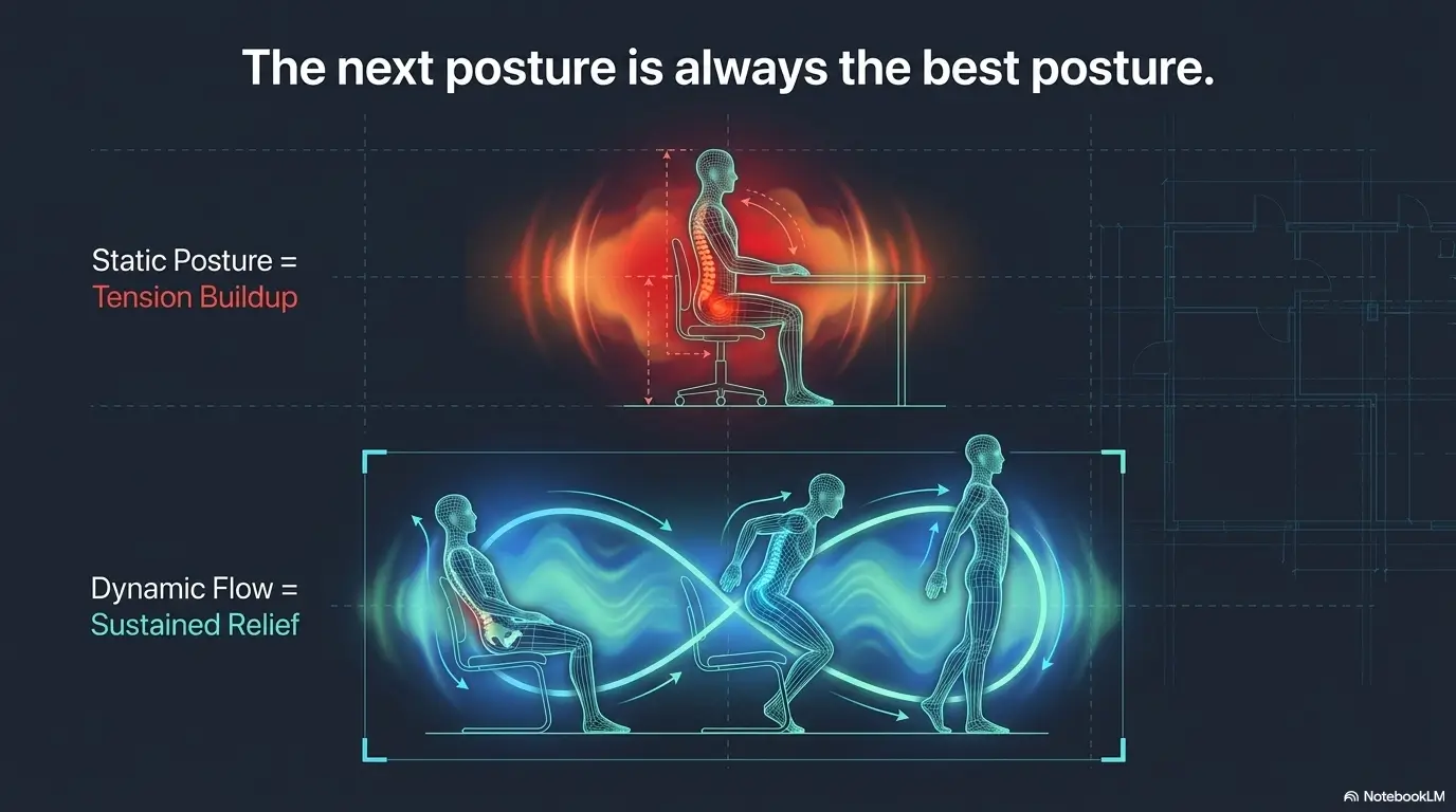 back pain during conference calls