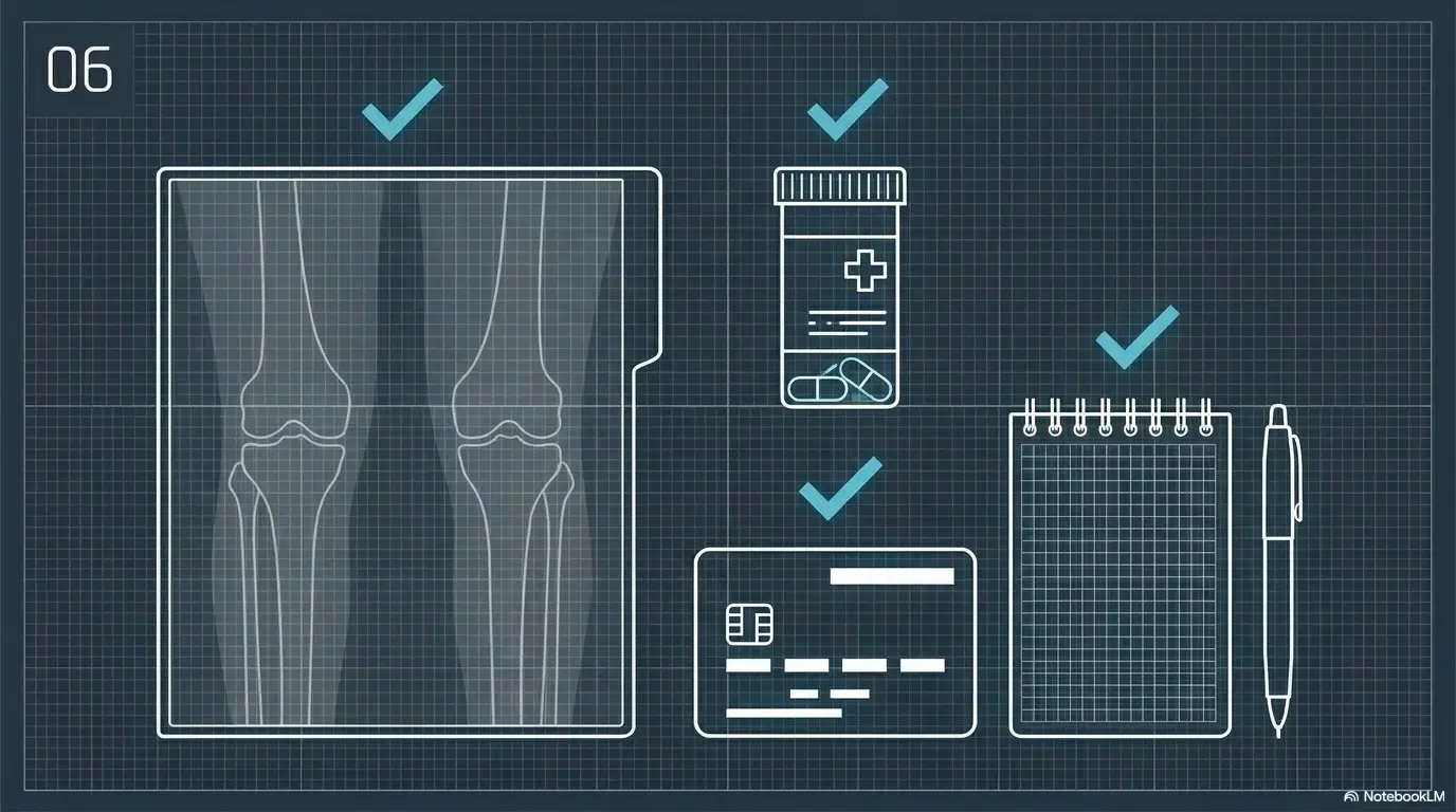 knee pain appointment checklist