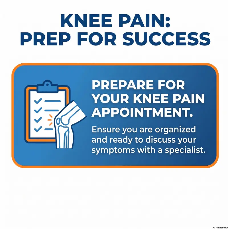 knee pain appointment checklist