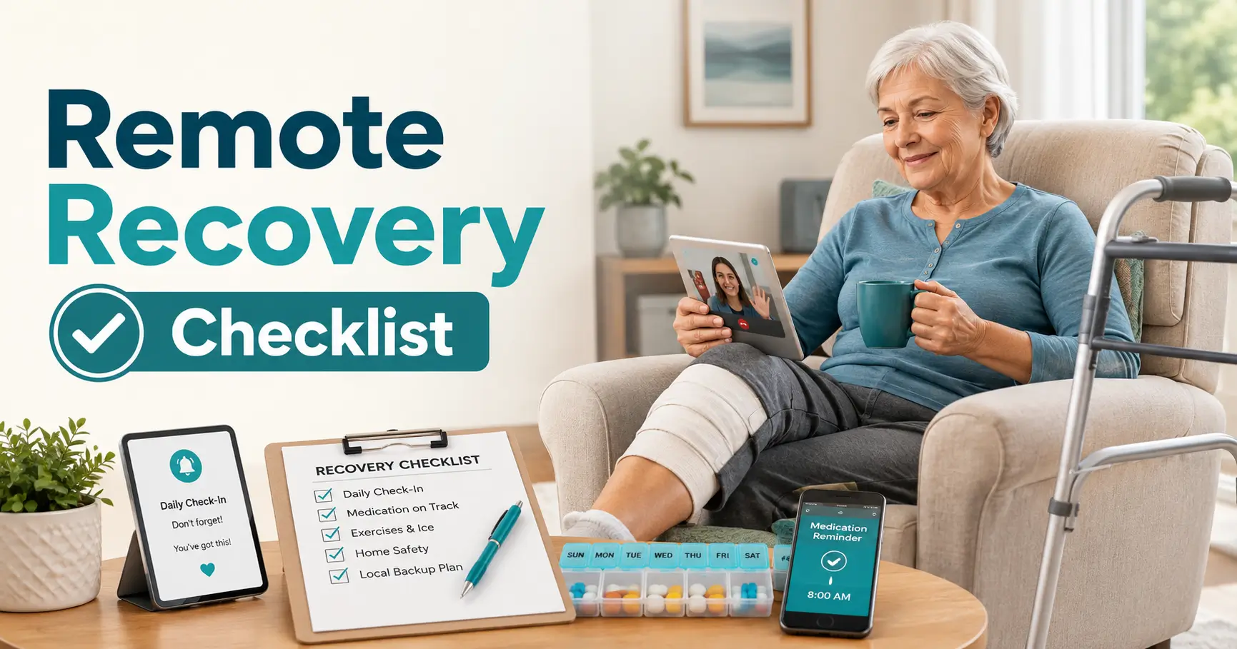 knee replacement caregiver checklist