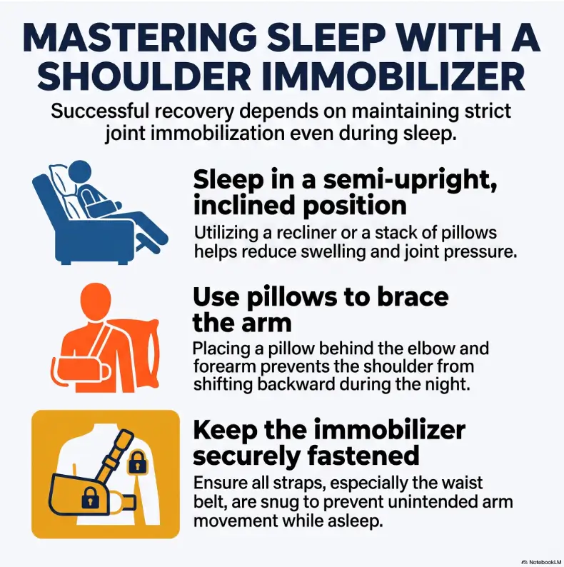 shoulder immobilizer sleep mistakes