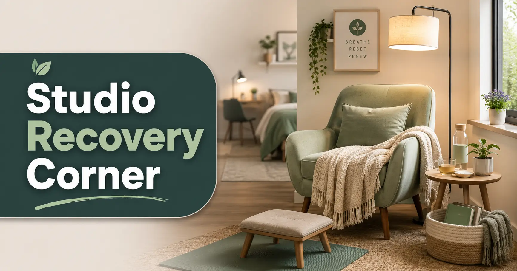 studio apartment recovery corner