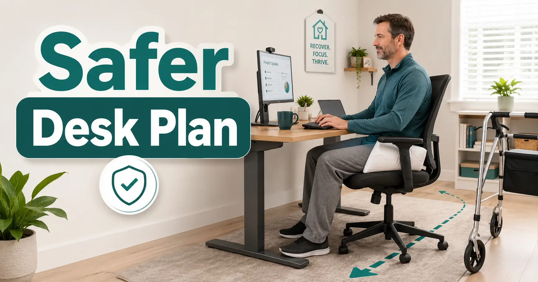 work from home after hip surgery