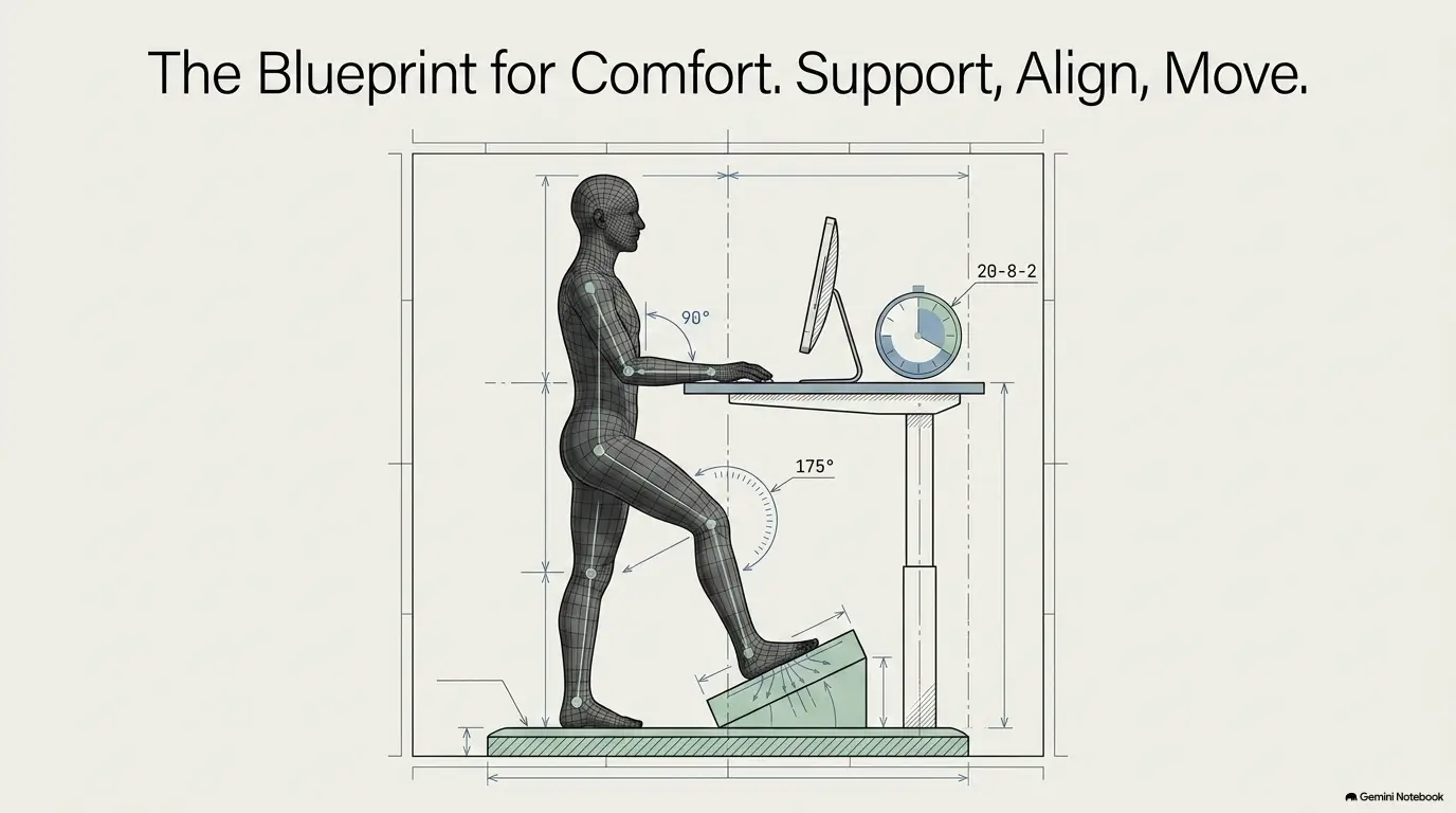 standing desk knee pain