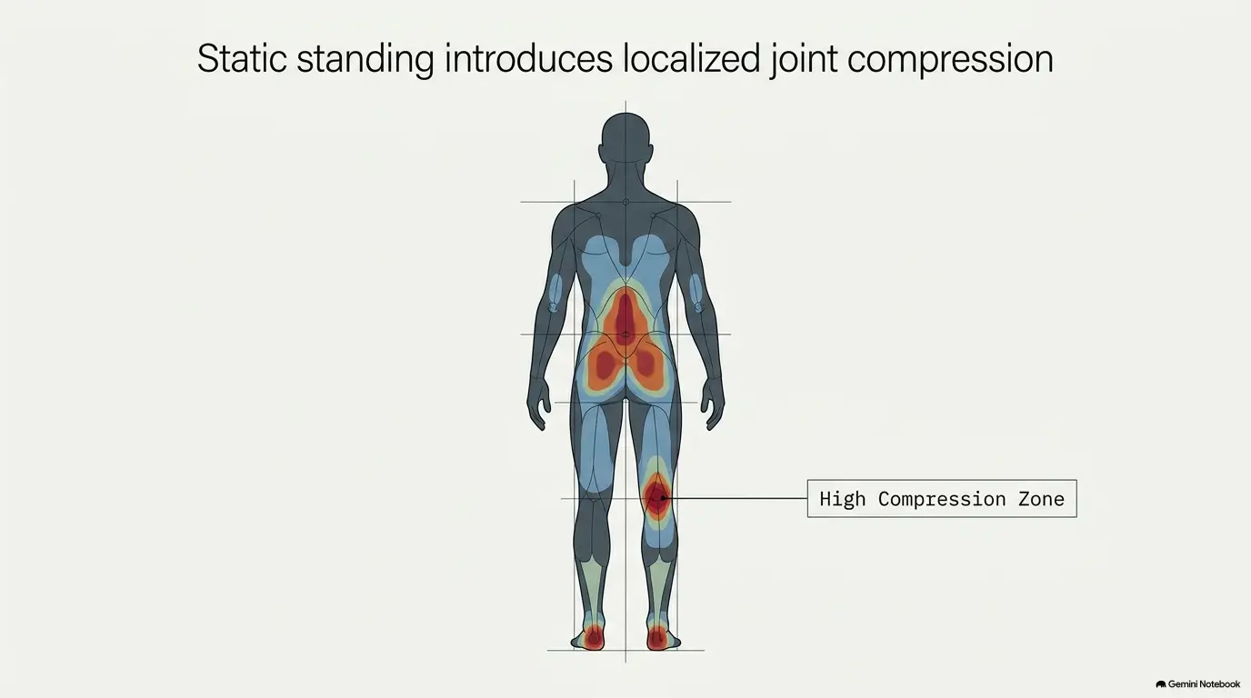 standing desk knee pain