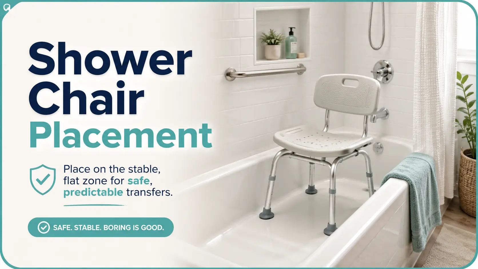 Shower Chair Placement