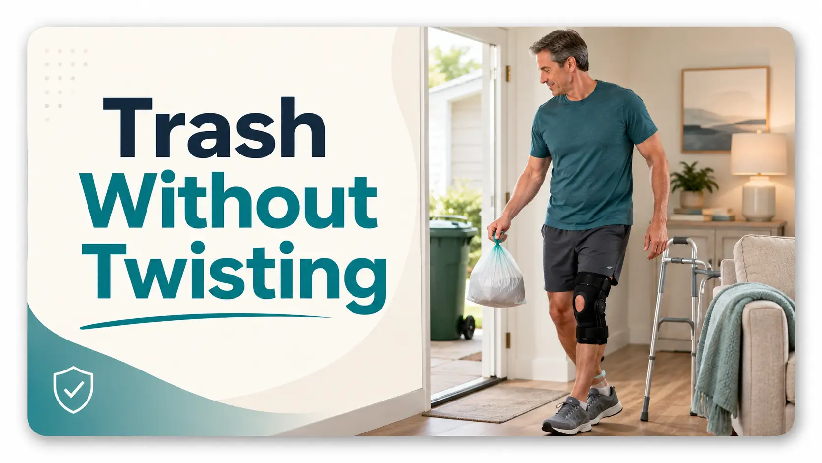 Taking Out Trash After Surgery