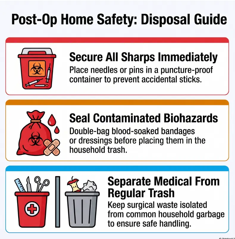 How to Take Out Trash After Orthopedic Surgery Without Twisting 3 Taking Out Trash After Surgery