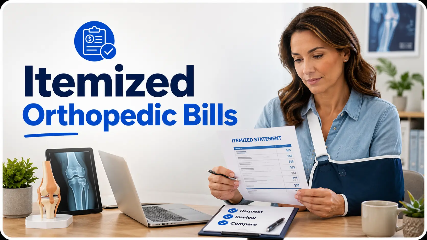 itemized orthopedic bill