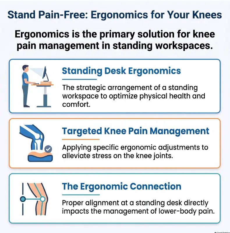 standing desk knee pain